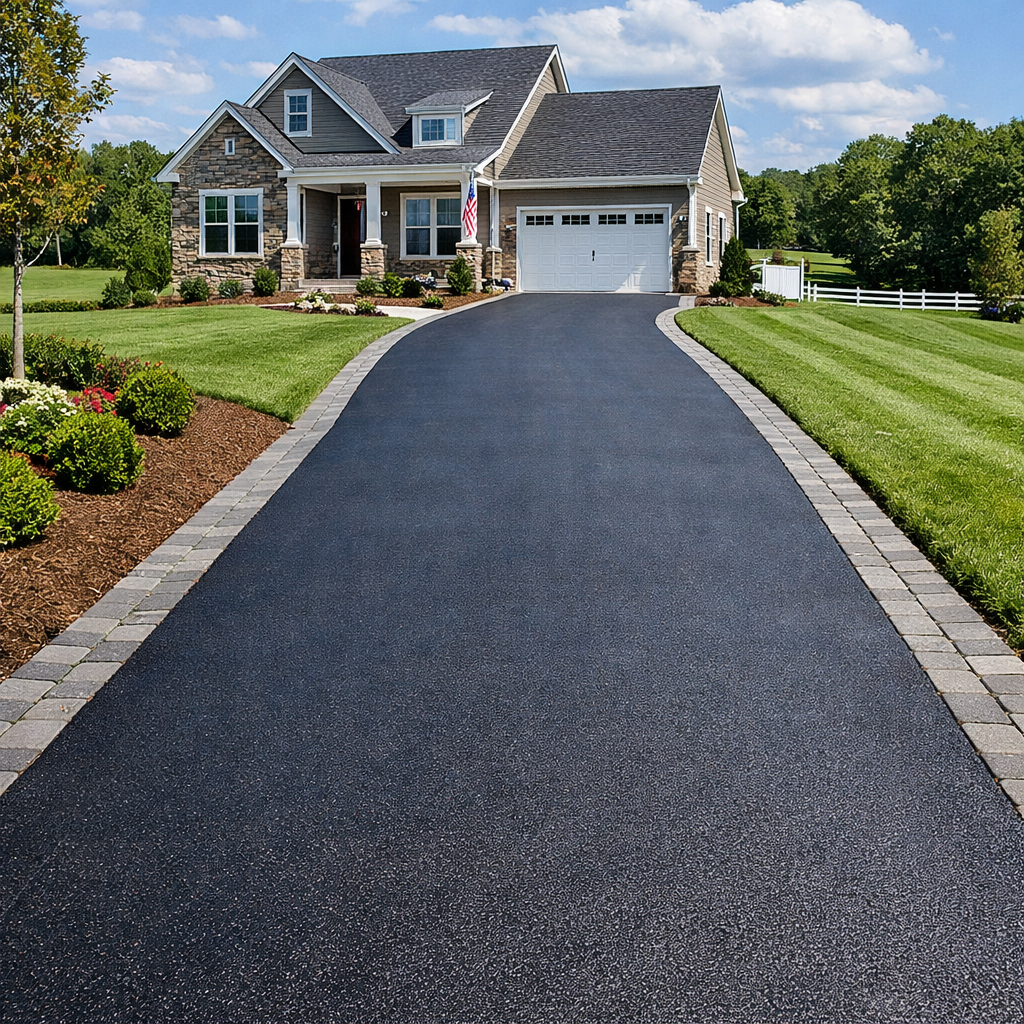Asphalt driveway installation in Columbia Tennessee