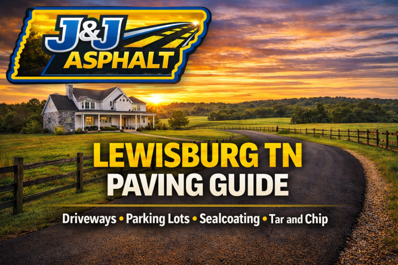 Best paving contractor in Lewisburg, TN - J&J asphalt Paving